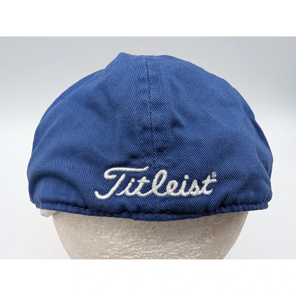 Titleist Golf Hat Blue Cotton Twill Embroidered Logo XL Made in Macau